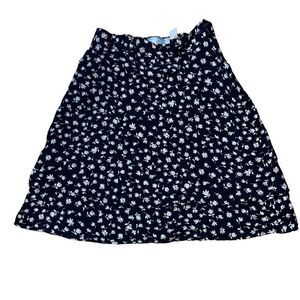 Vintage Y2K Maggie Lawerence Layered Floral Mini Skirt Women size 4